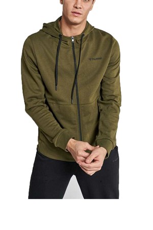 Hummel Berardo Erkek Fermuarlı Sweatshirt 921000-6297 Haki