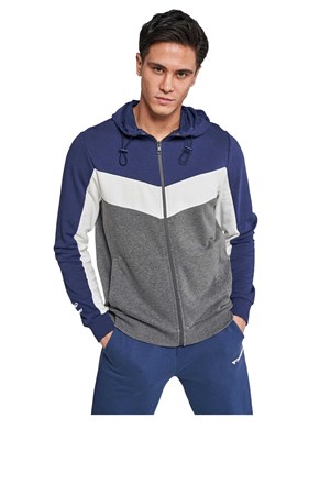 Hummel Eros Zip Hoodie Erkek Sweatshirt 921007-9968