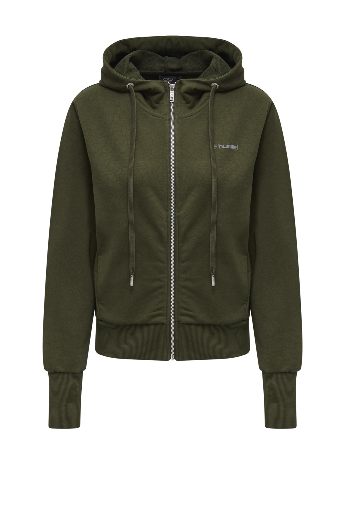 Hummel Brigi Zip Kadın Sweatshirt 921016-6297 Haki