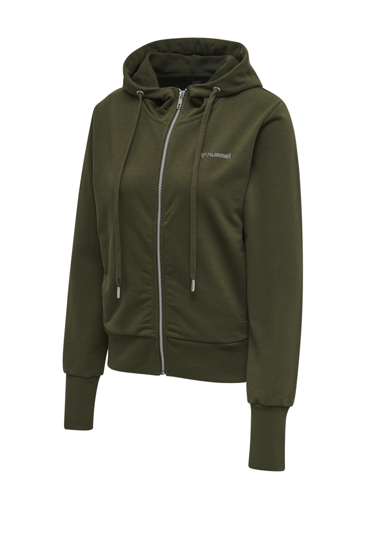 Hummel Brigi Zip Kadın Sweatshirt 921016-6297 Haki