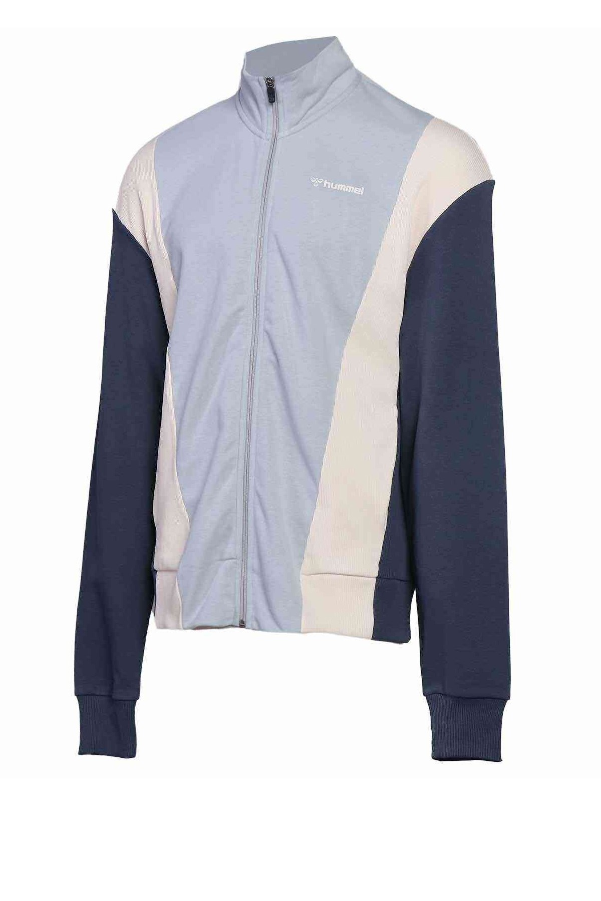 Hummel Ajay  Erkek Fermuarlı Sweatshirt 921124-1968 Açık Gri
