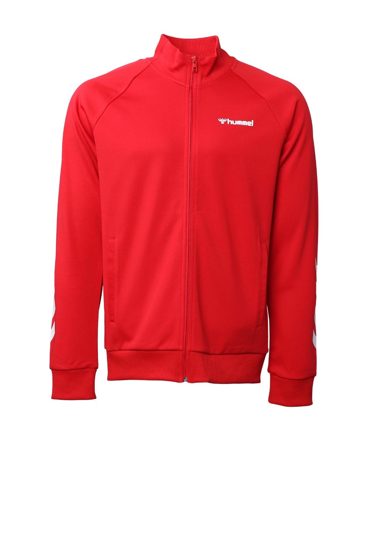 Hummel Falconzo Erkek Fermuarlı Sweatshirt 921133-1301 Kırmızı