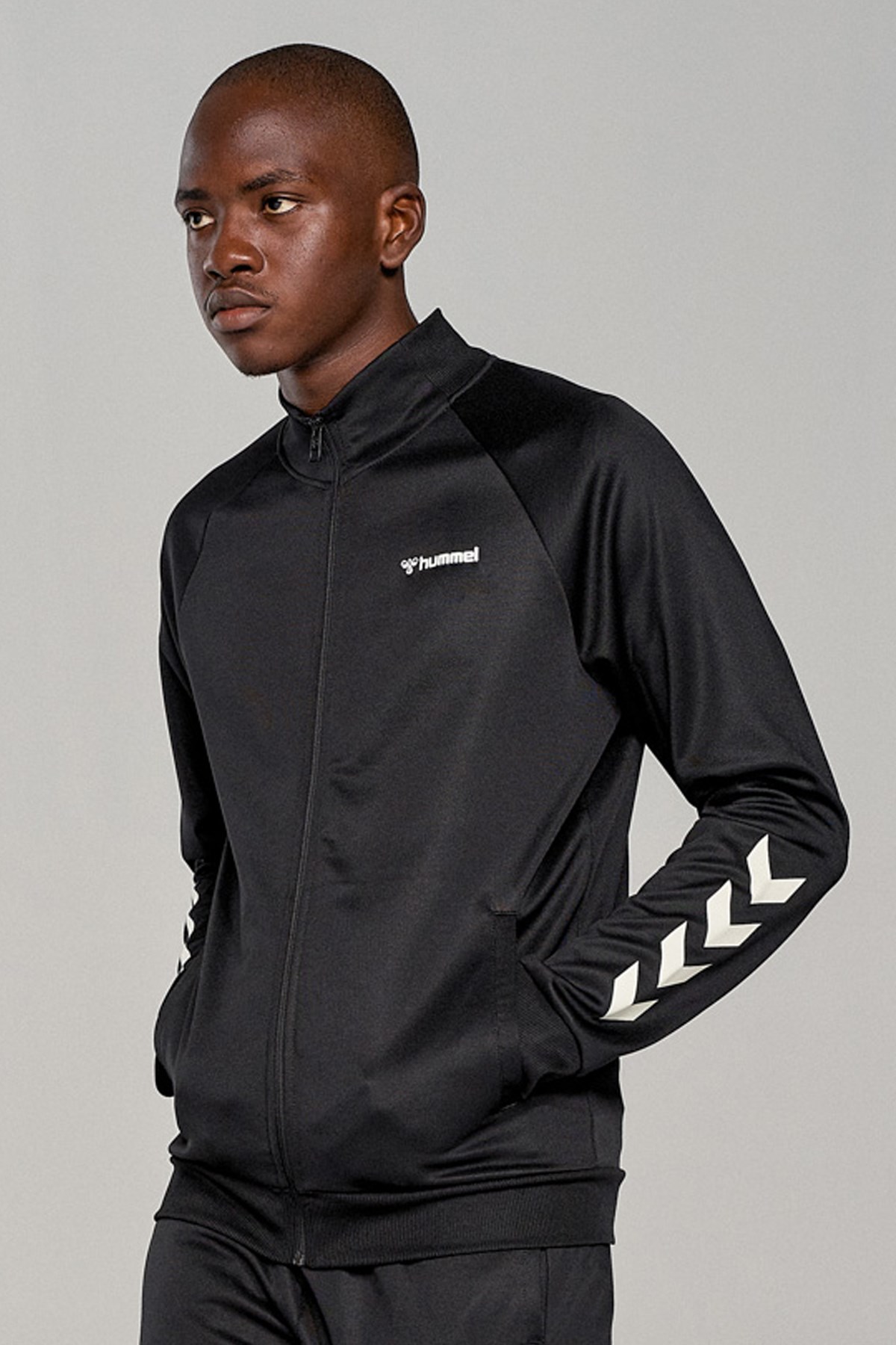 Hummel Falconzo Zip Erkek Sweatshirt 921133-2001 Siyah