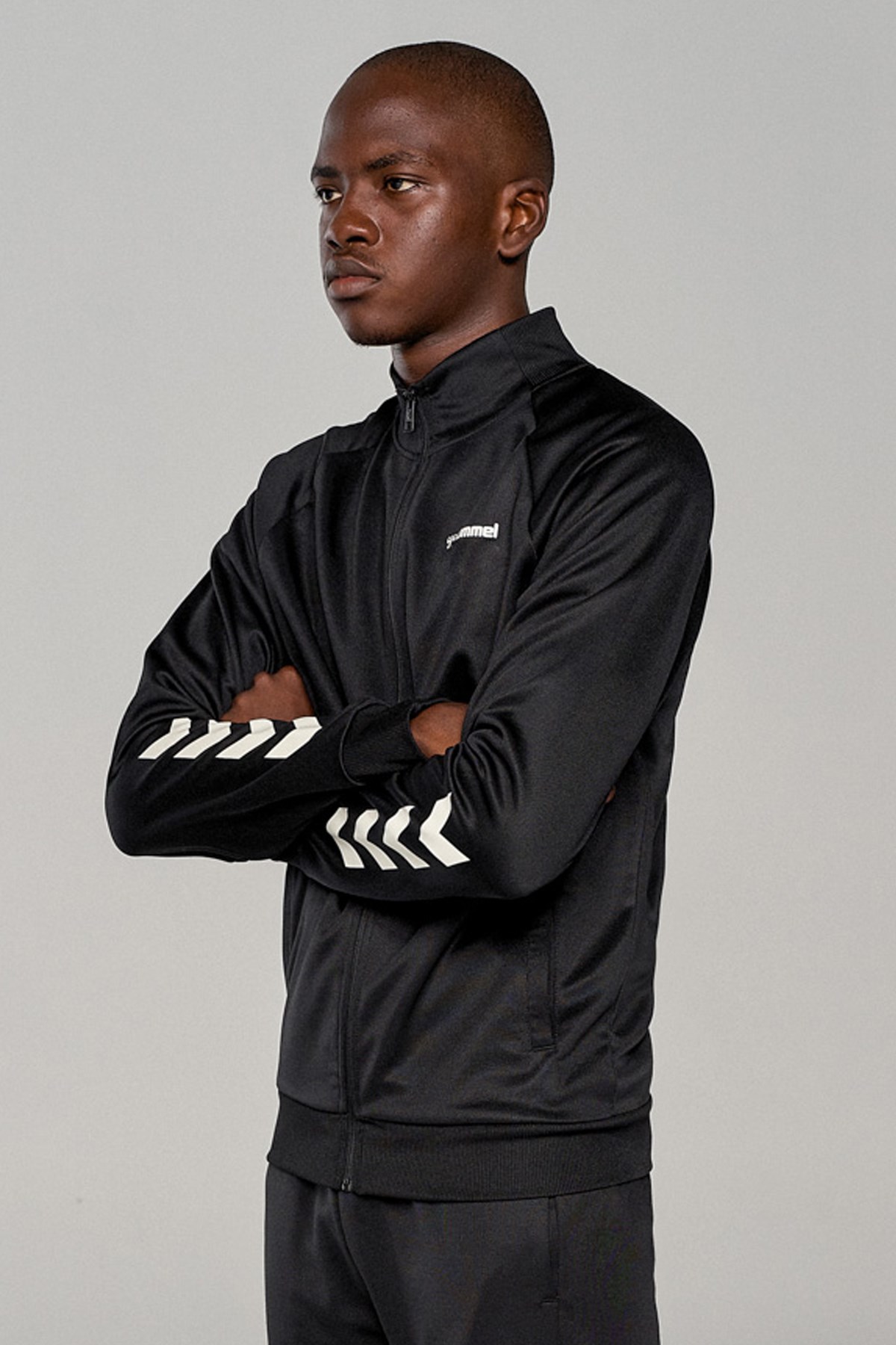 Hummel Falconzo Zip Erkek Sweatshirt 921133-2001 Siyah