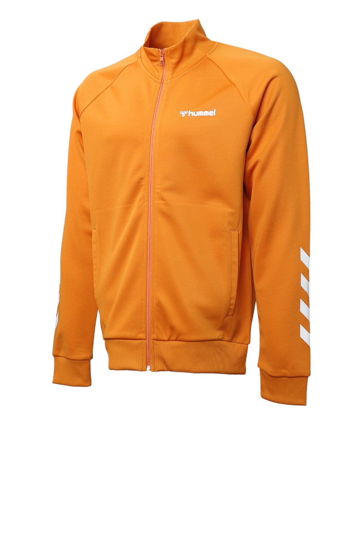 Hummel Falconzo Erkek Fermuarlı Sweatshirt 921133-2109 Kırmızı