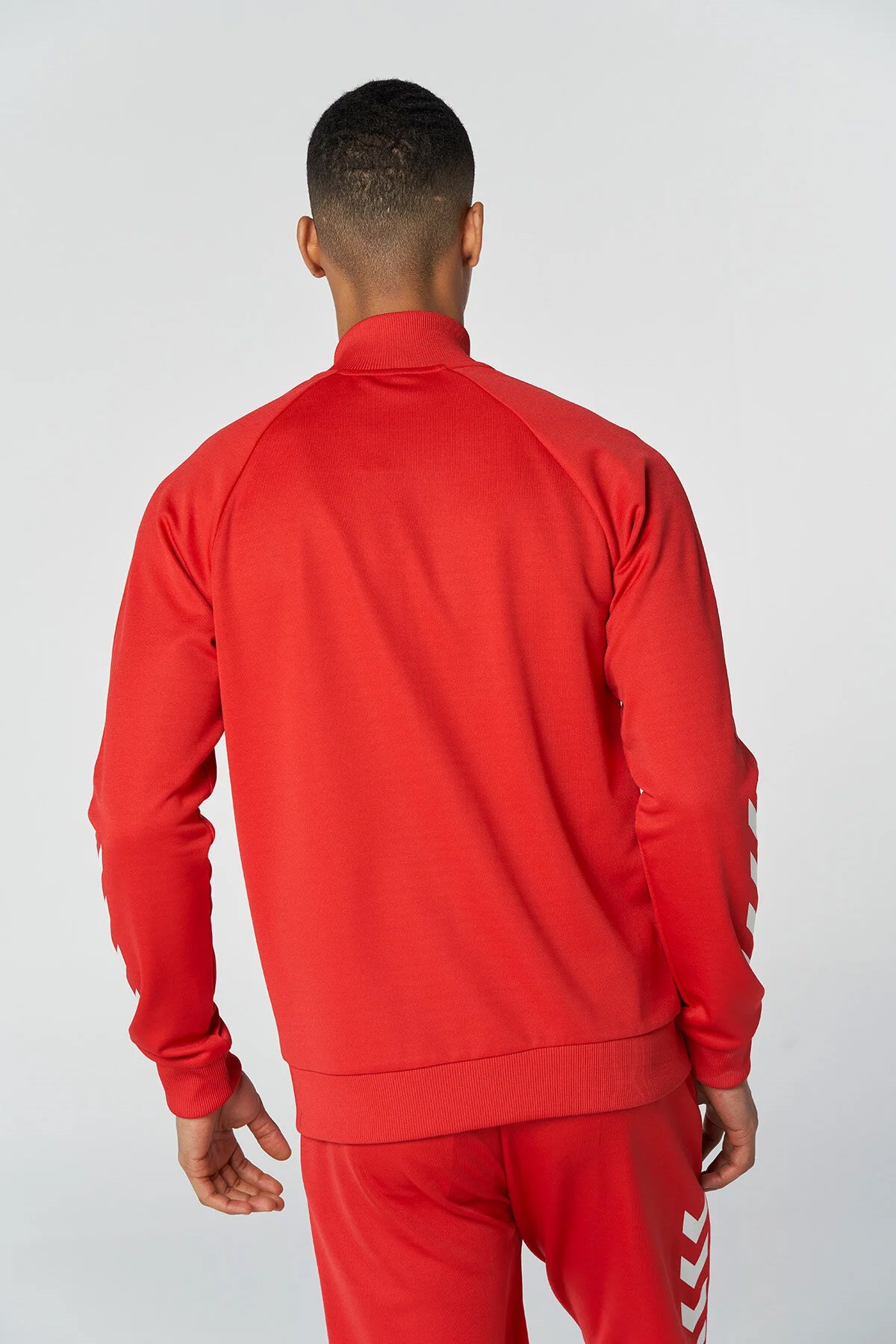 Hummel Falconzo Zip Erkek Sweatshirt 921133-3658 Kırmızı