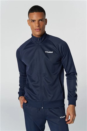 Hummel Falconzo Zip Erkek Sweatshirt 921133-7480 Lacivert