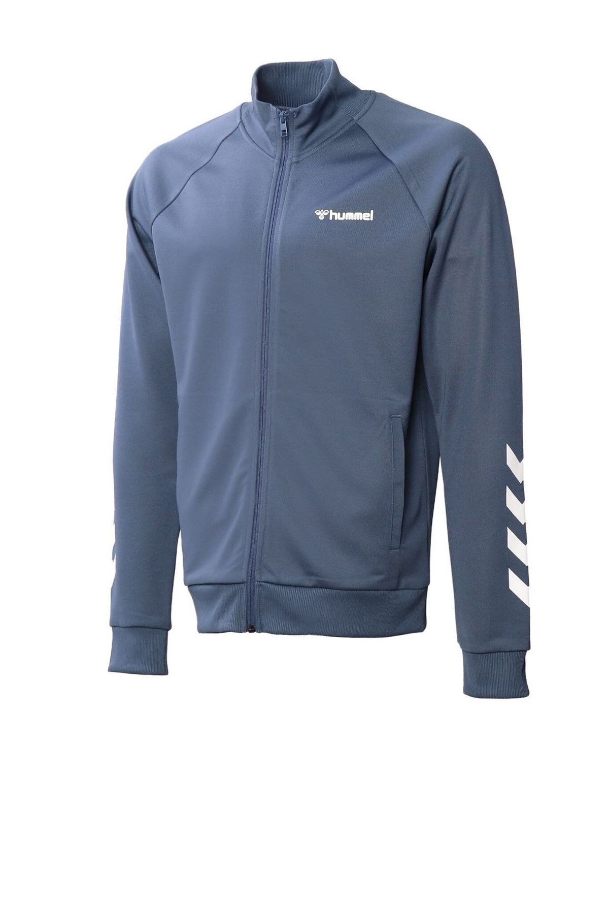 Hummel Falconzo Fermuarlı Erkek Sweatshirt 921133-7954 Mavi