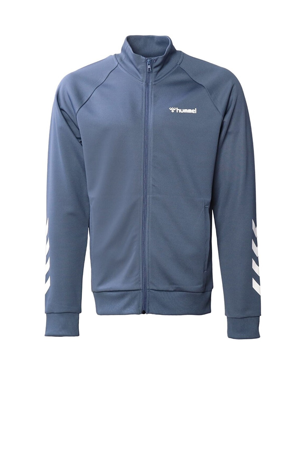 Hummel Falconzo Fermuarlı Erkek Sweatshirt 921133-7954 Mavi