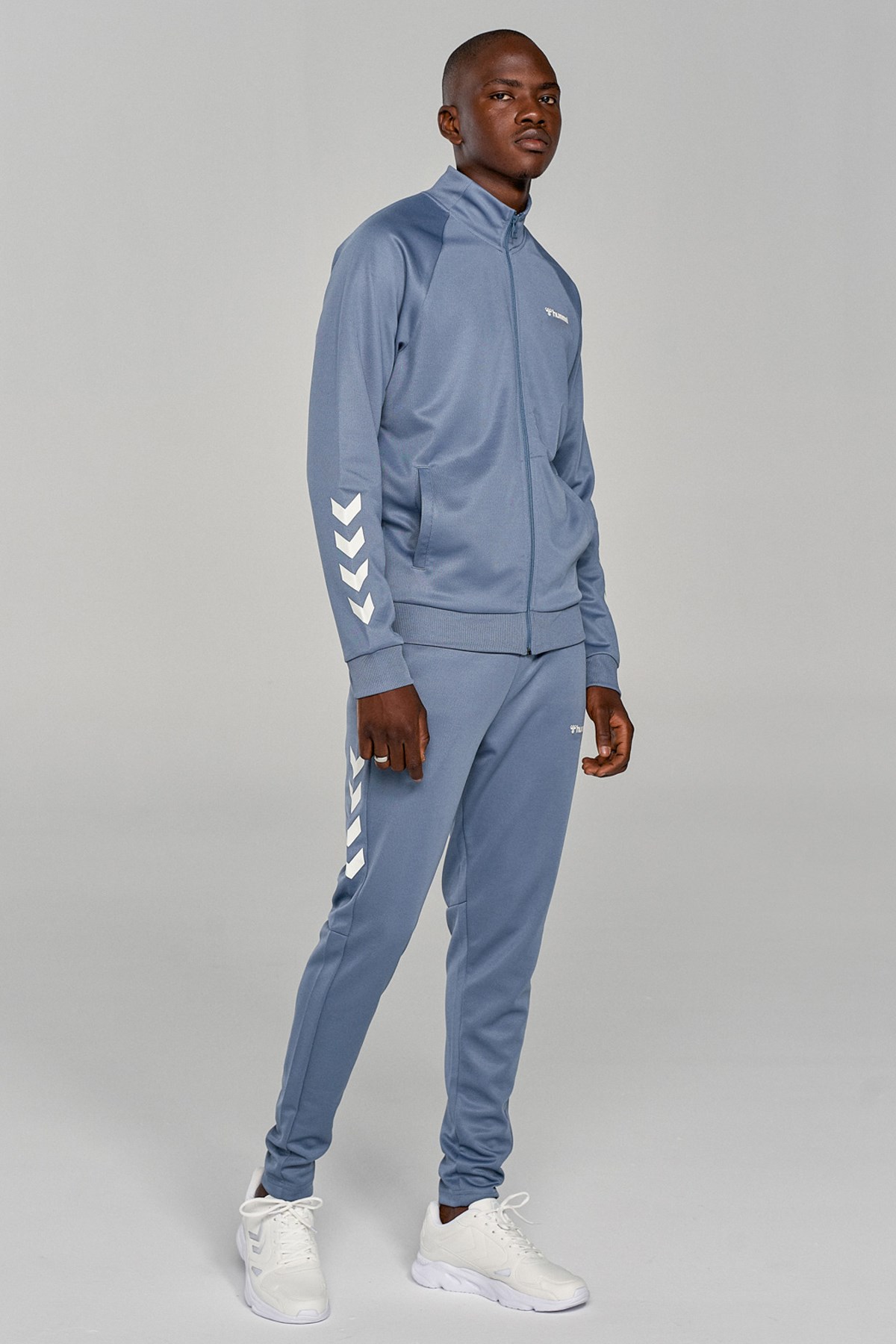 Hummel Falconzo Zip Erkek Sweatshirt 921133-8252 Lacivert