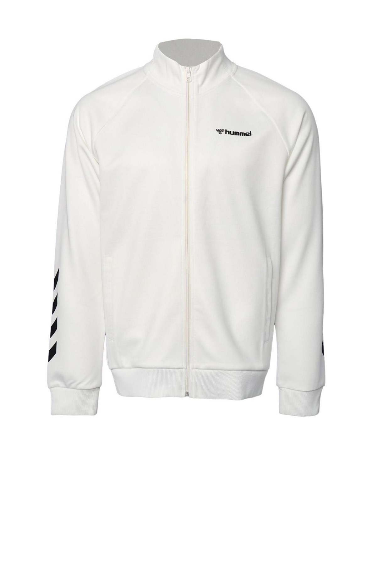 Hummel Falconzo Erkek Fermuarlı Sweatshirt 921133-9003 Beyaz