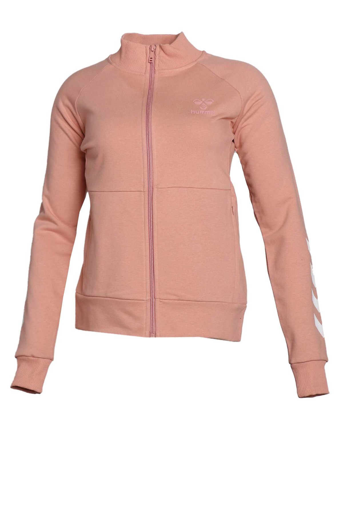 Hummel Magenta  Kadın Fermuarlı Sweatshirt 921143-1319 Pembe