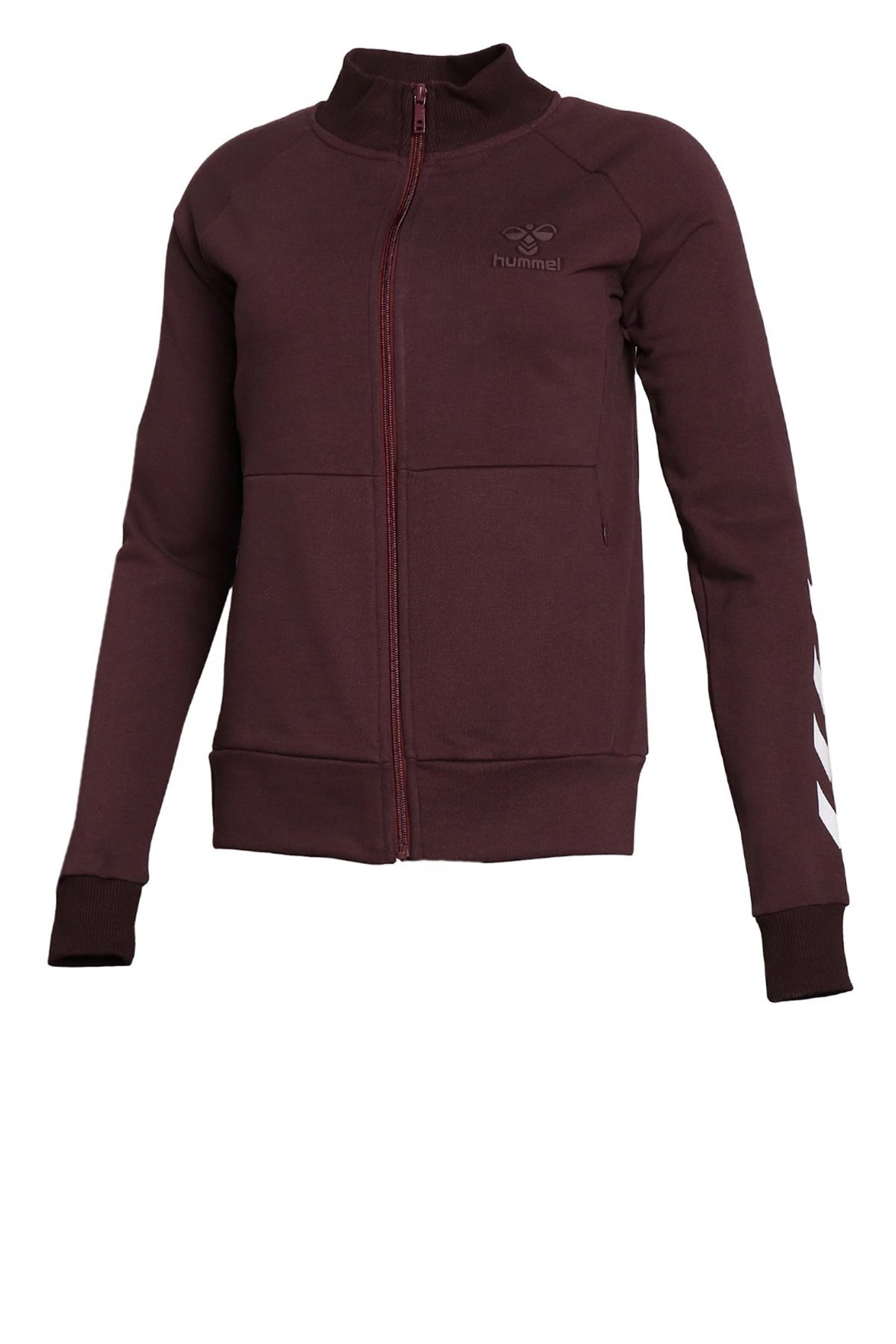 Hummel Magenta Kadın Fermuarlı Sweatshirt 921143-1325 Bordo