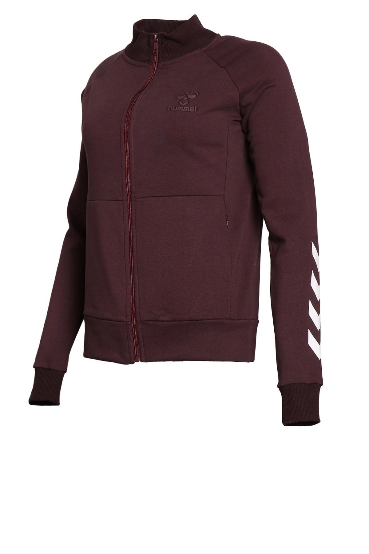 Hummel Magenta Kadın Fermuarlı Sweatshirt 921143-1325 Bordo