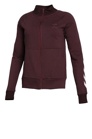 Hummel Magenta Kadın Fermuarlı Sweatshirt 921143-1325 Bordo