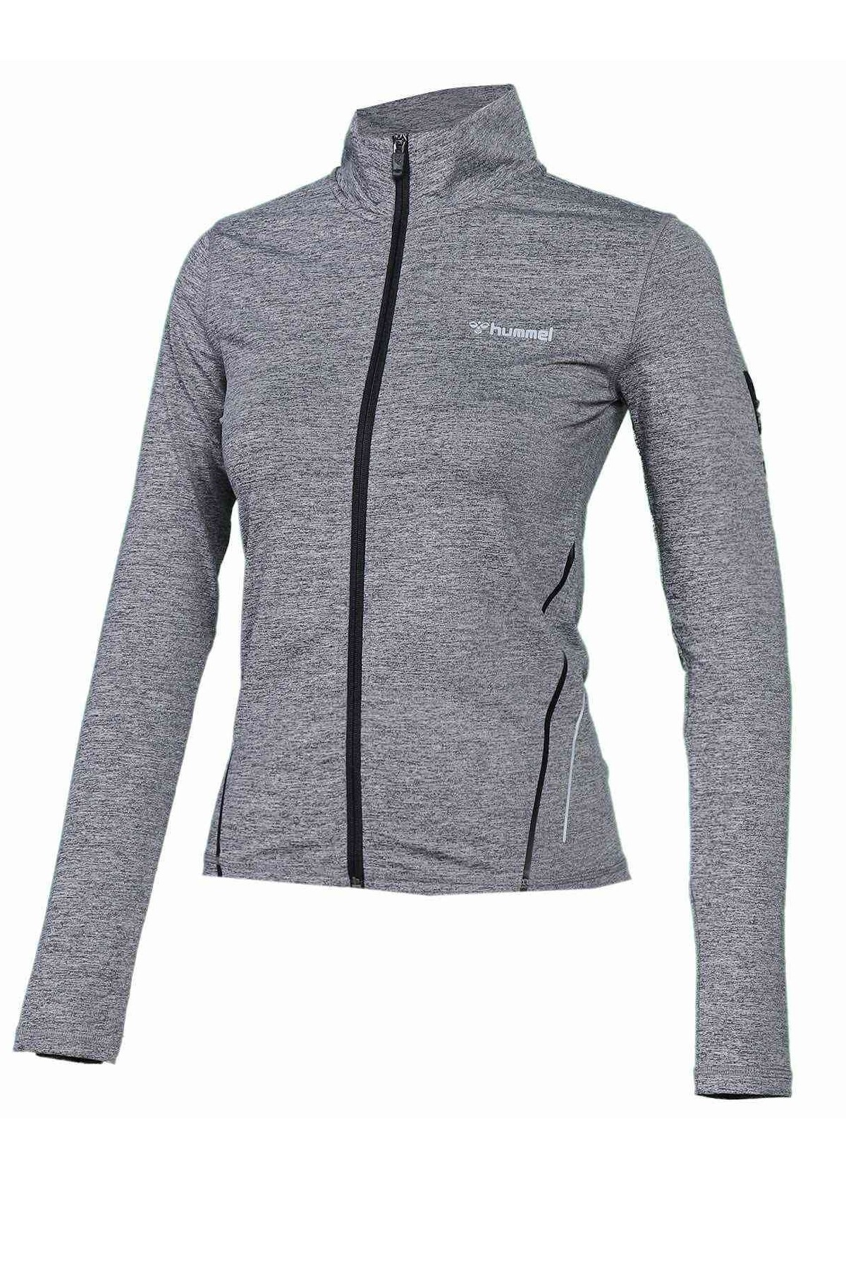 Hummel Menda  Kadın Fermuarlı Sweatshirt 921144-2001 Siyah