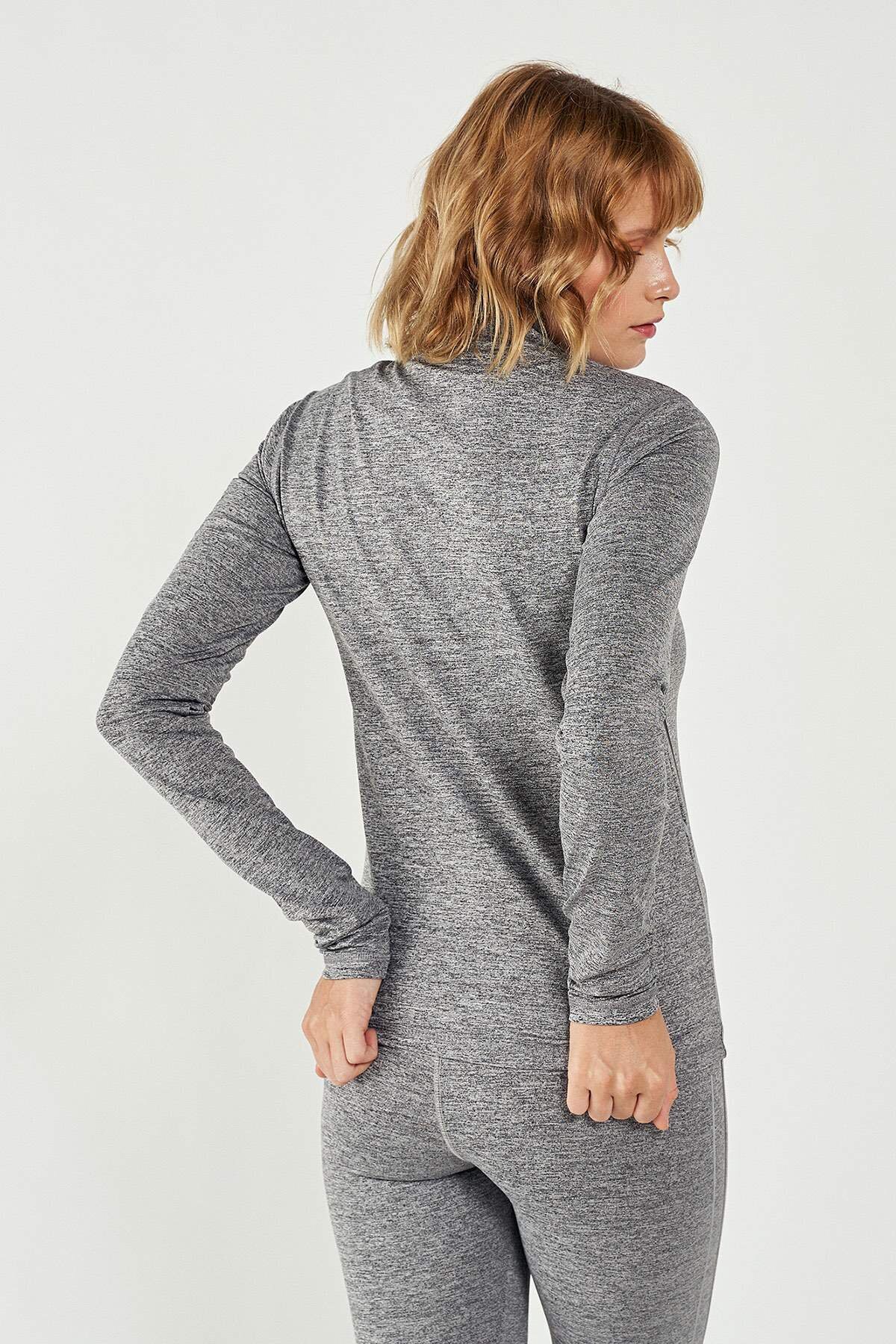 Hummel Menda  Kadın Fermuarlı Sweatshirt 921144-2001 Siyah