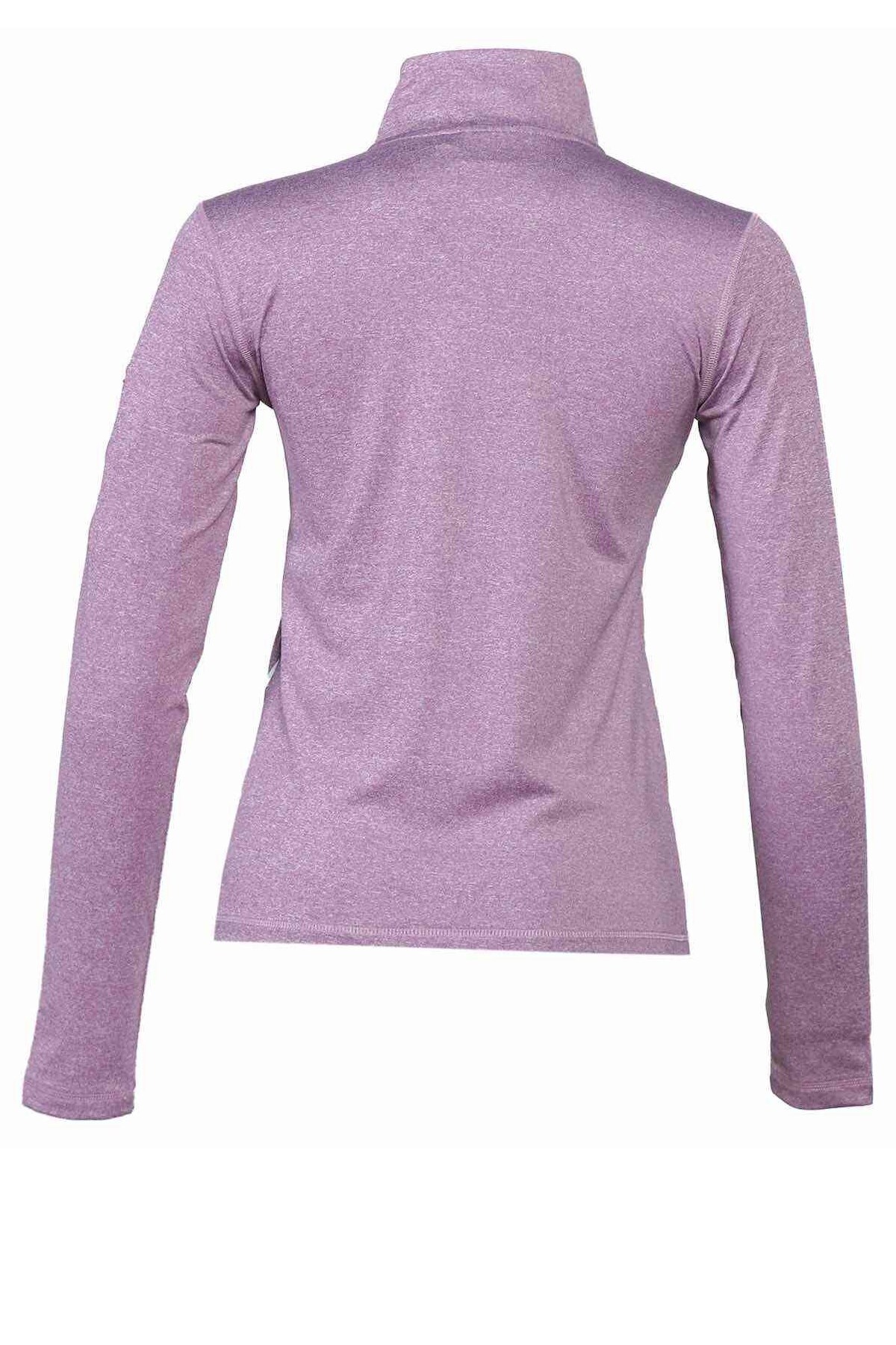 Hummel Menda  Kadın Fermuarlı Sweatshirt 921144-3291 Mor