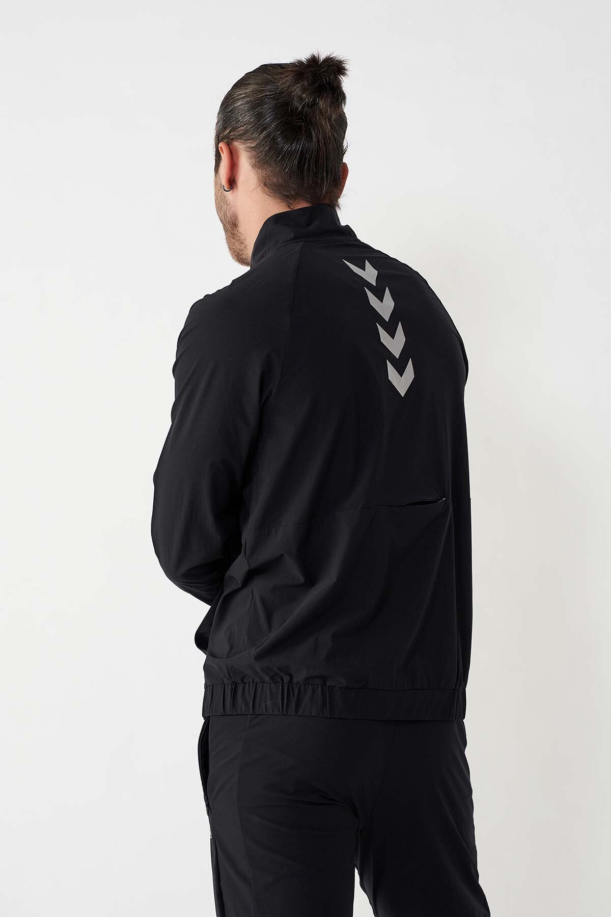 Hummel Dale  Erkek Fermuarlı Sweatshirt 921232-2001 Siyah