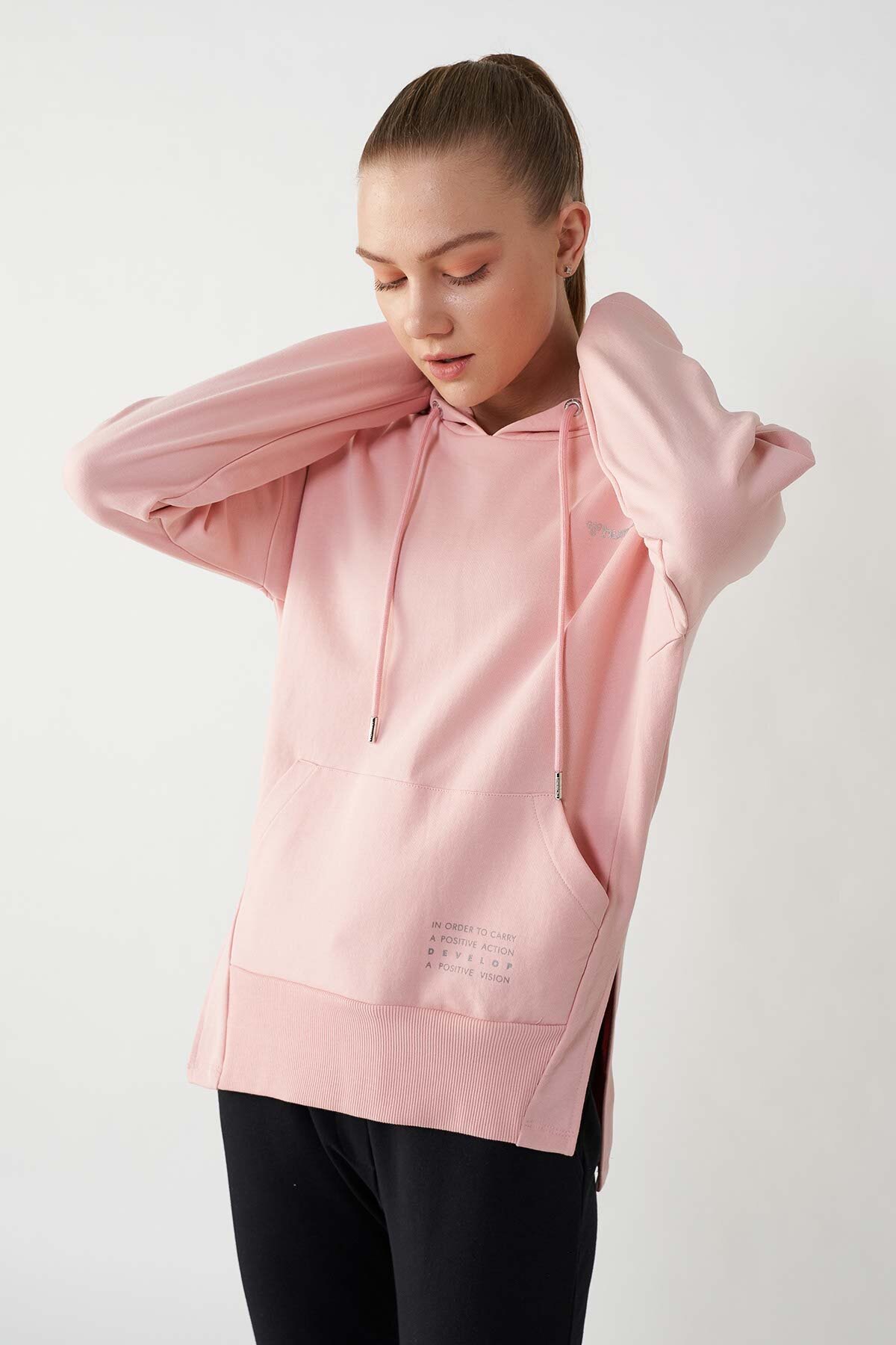 Hummel Davina  Kadın Sweatshirt 921234-3026 Pembe