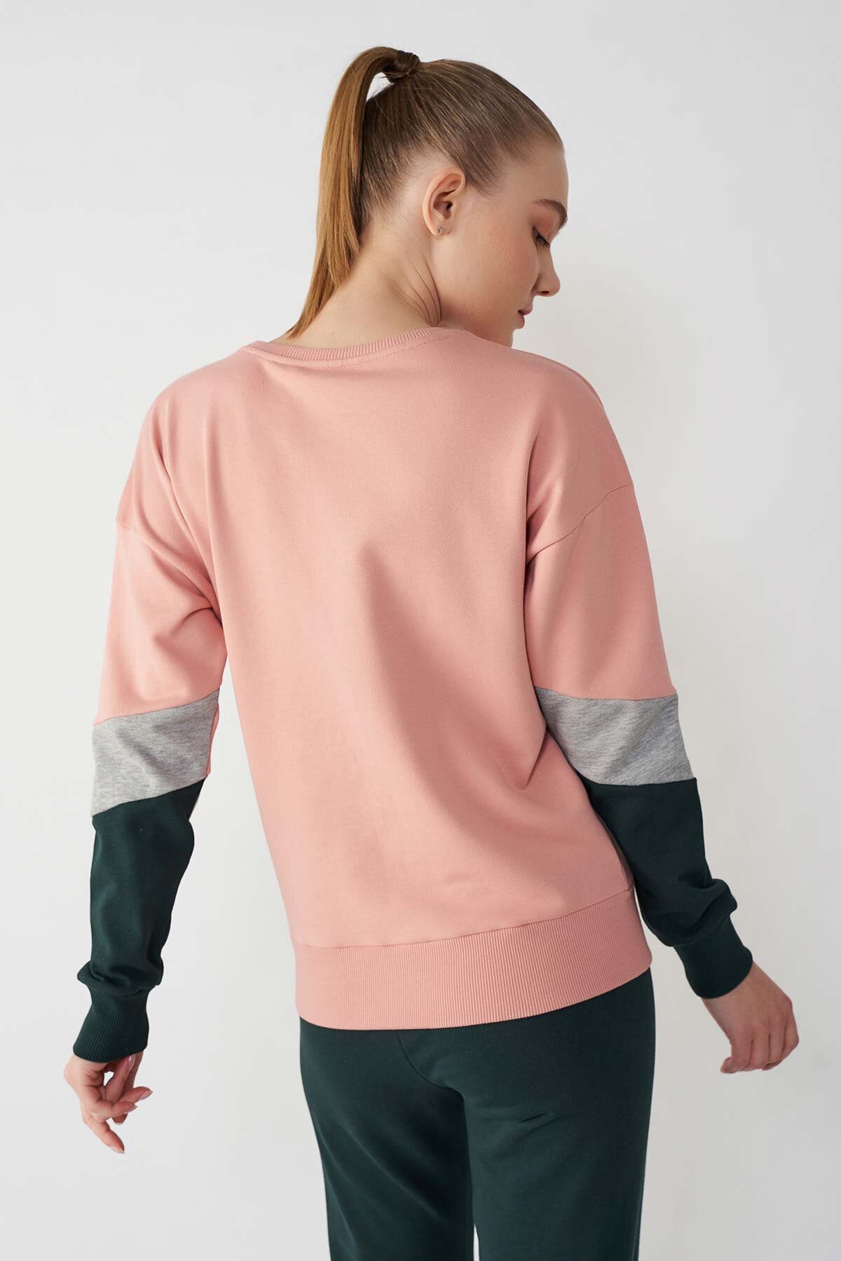 Hummel Hallsstad  Kadın Sweatshirt 921252-1319 Pembe
