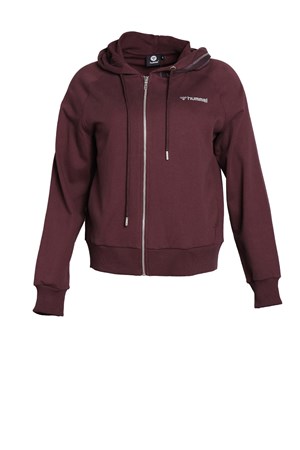 Hummel Huelva Kadın Fermuarlı Sweatshirt 921254-1325 Bordo