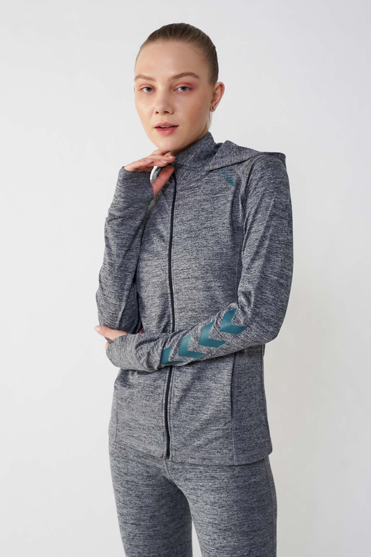 Hummel Lugo  Kadın Sweatshirt 921282-1322 Yeşil
