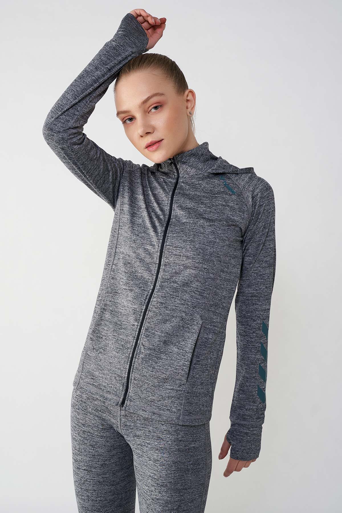 Hummel Lugo  Kadın Sweatshirt 921282-1322 Yeşil