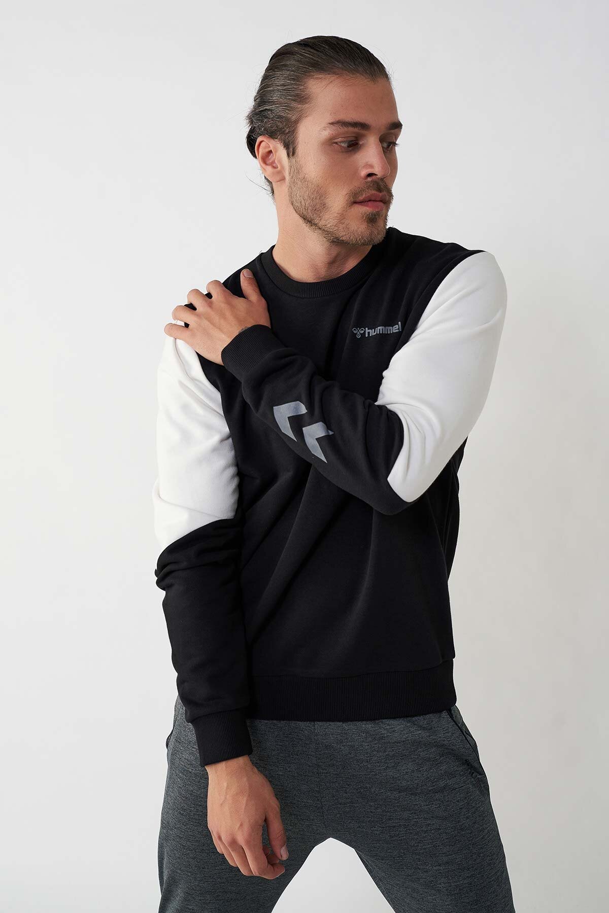 Hummel Renato  Erkek Sweatshirt 921316-2001 Siyah