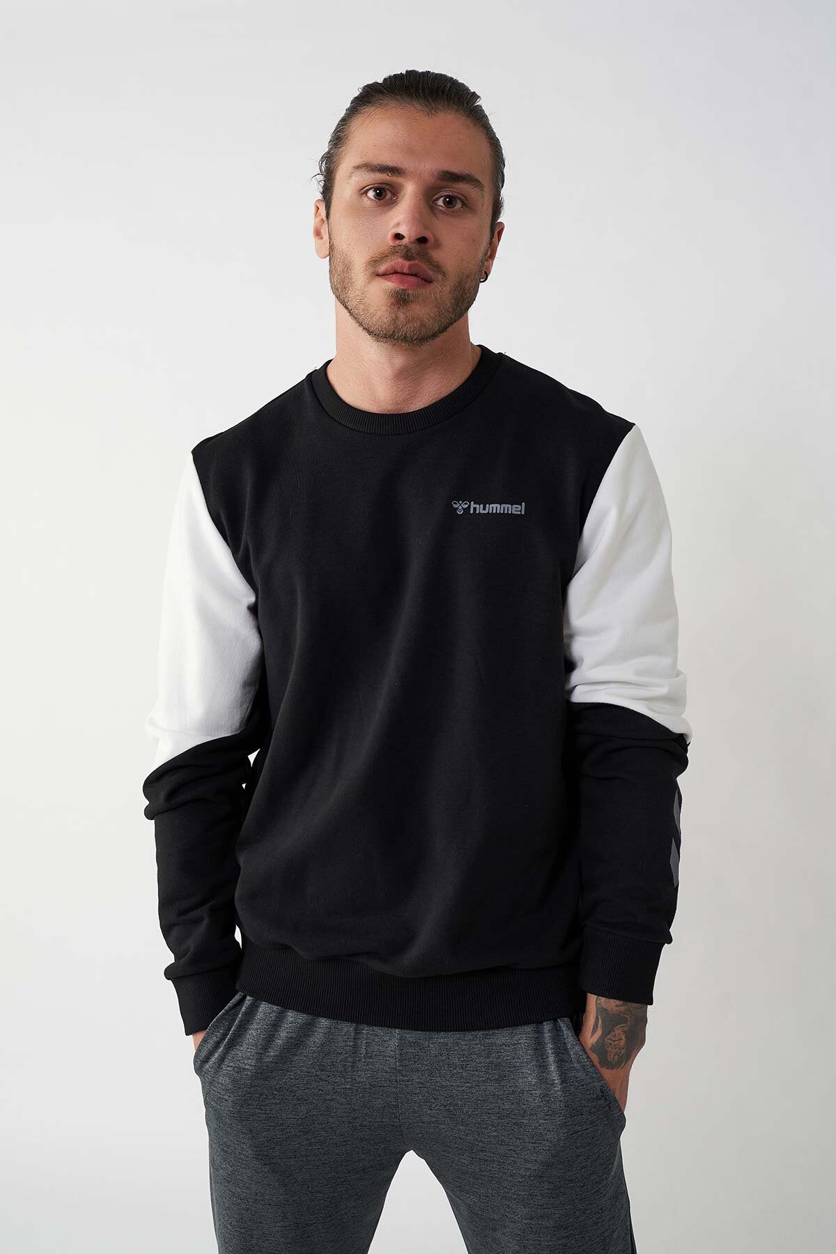 Hummel Renato  Erkek Sweatshirt 921316-2001 Siyah