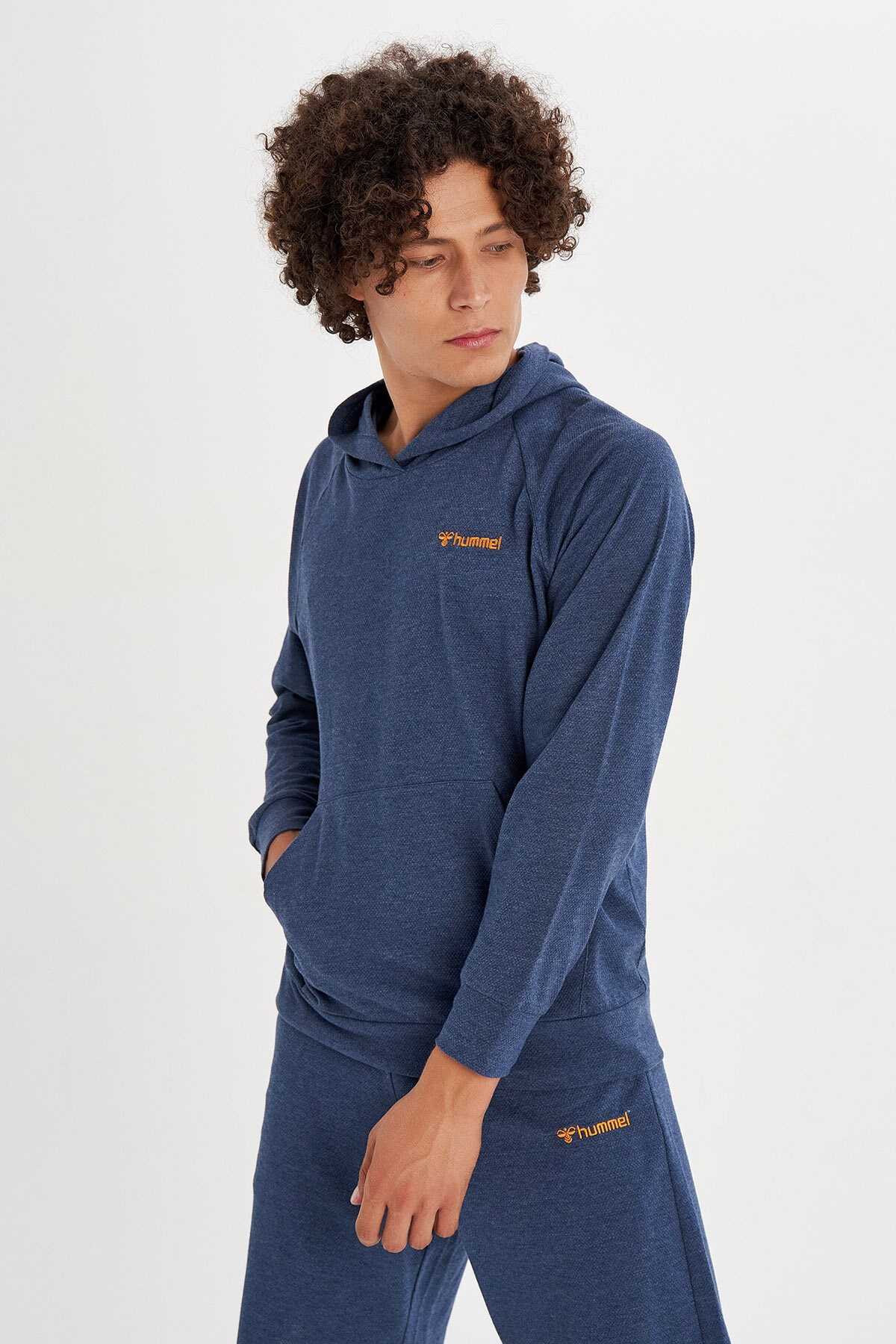 Hummel Boho Erkek Sweatshirt 921370-3882 Mavi