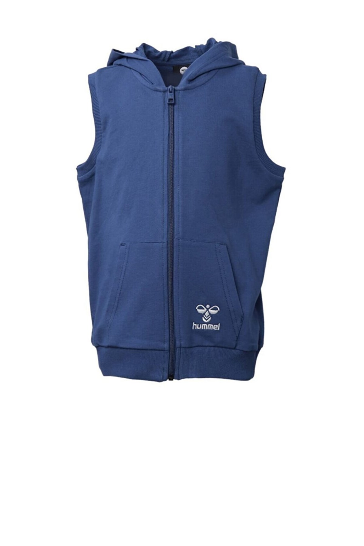 Hummel Lucky Sleeveless  Çocuk Fermuarlı Sweatshirt 921410-3882 Mavi