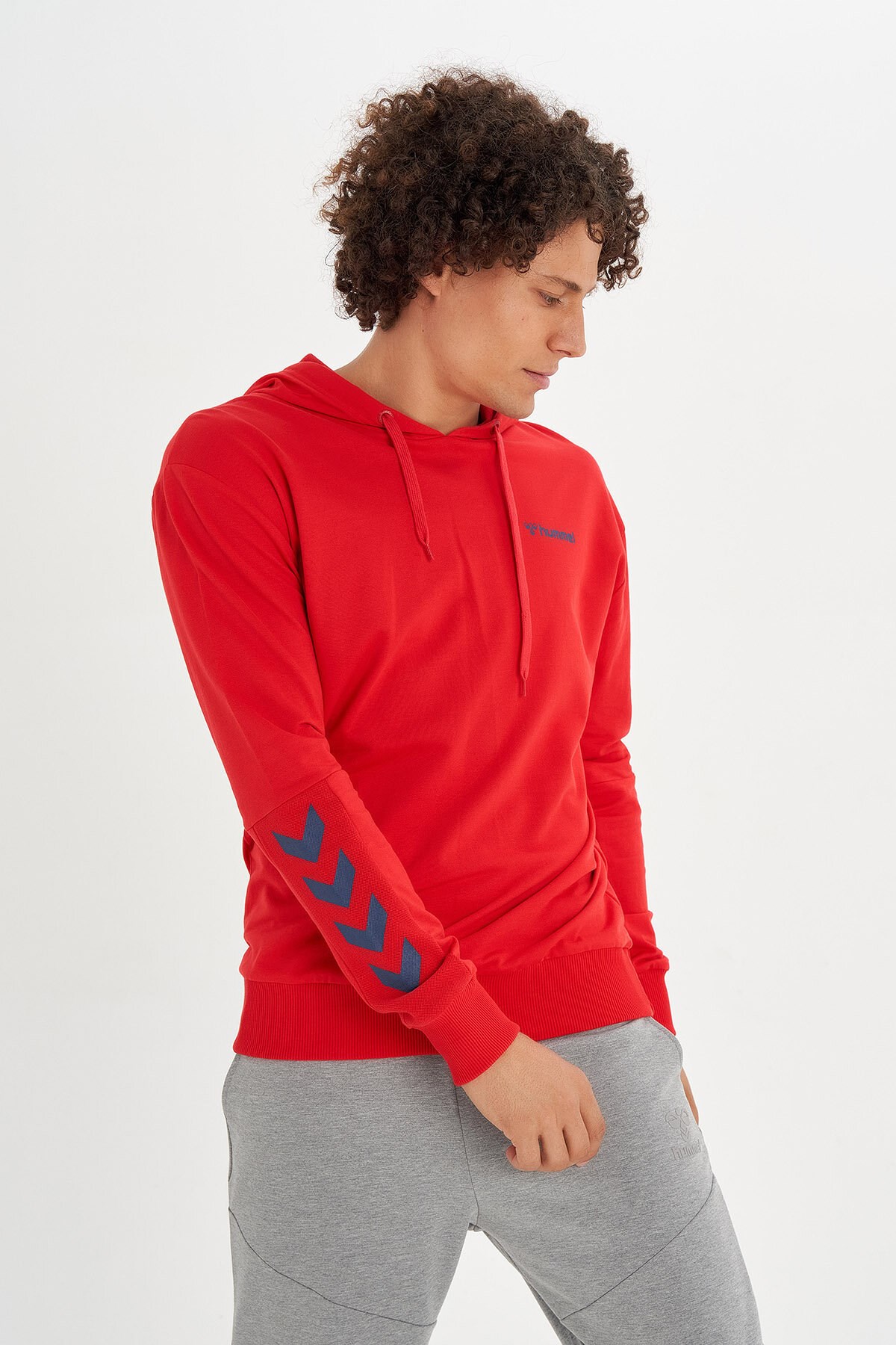 Hummel Piola Erkek Sweatshirt 921427-1301 Kırmızı