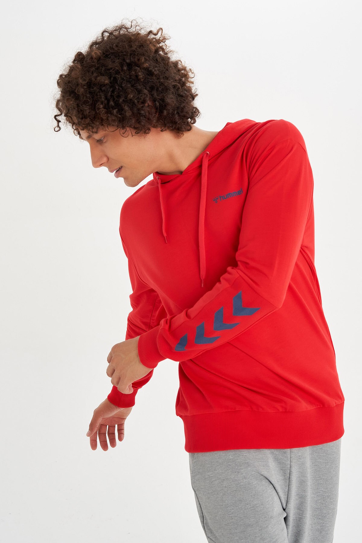 Hummel Piola Erkek Sweatshirt 921427-1301 Kırmızı