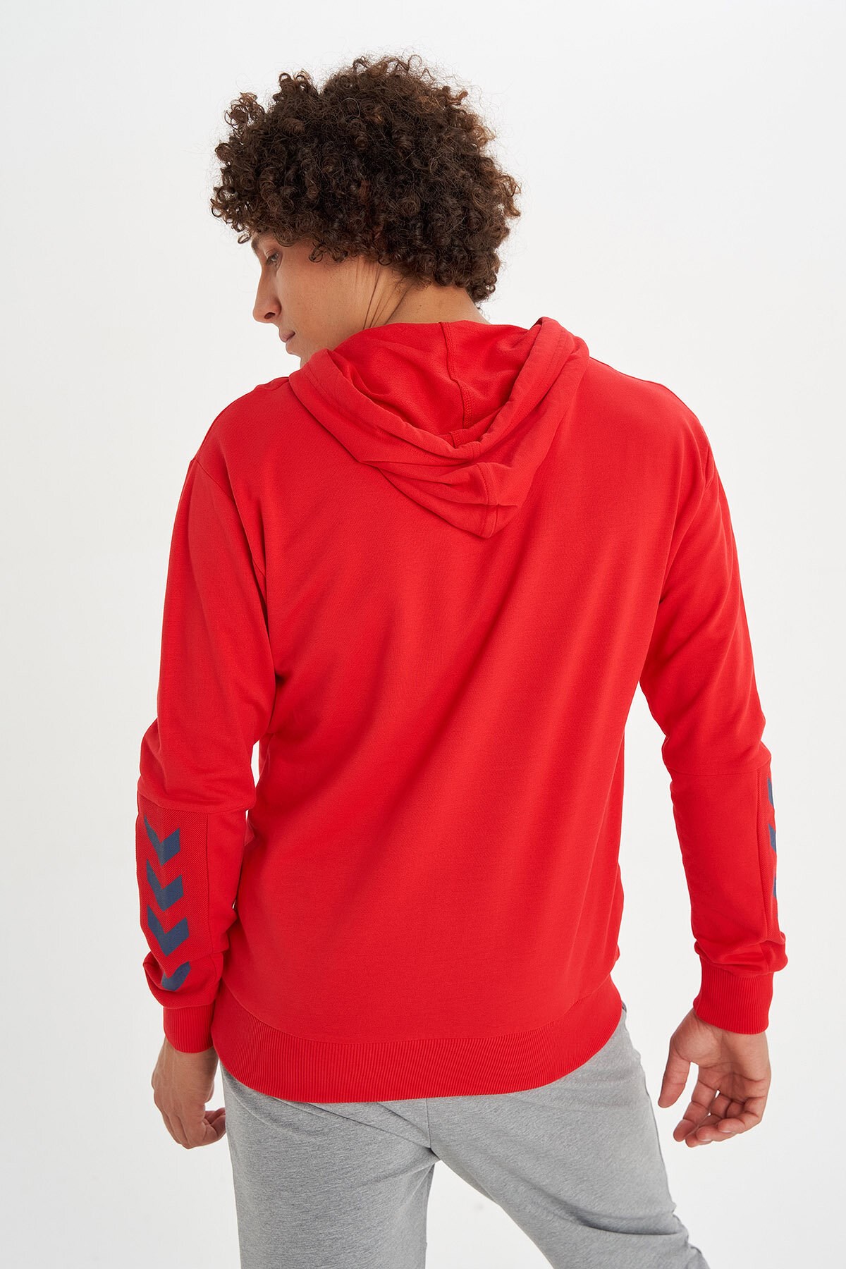 Hummel Piola Erkek Sweatshirt 921427-1301 Kırmızı
