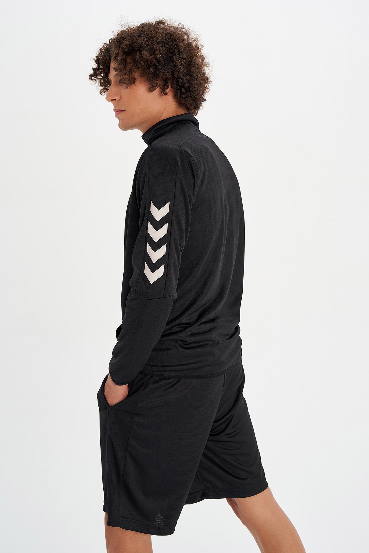 Hummel Saignon Erkek Fermuarlı Sweatshirt 921434-2001 Siyah
