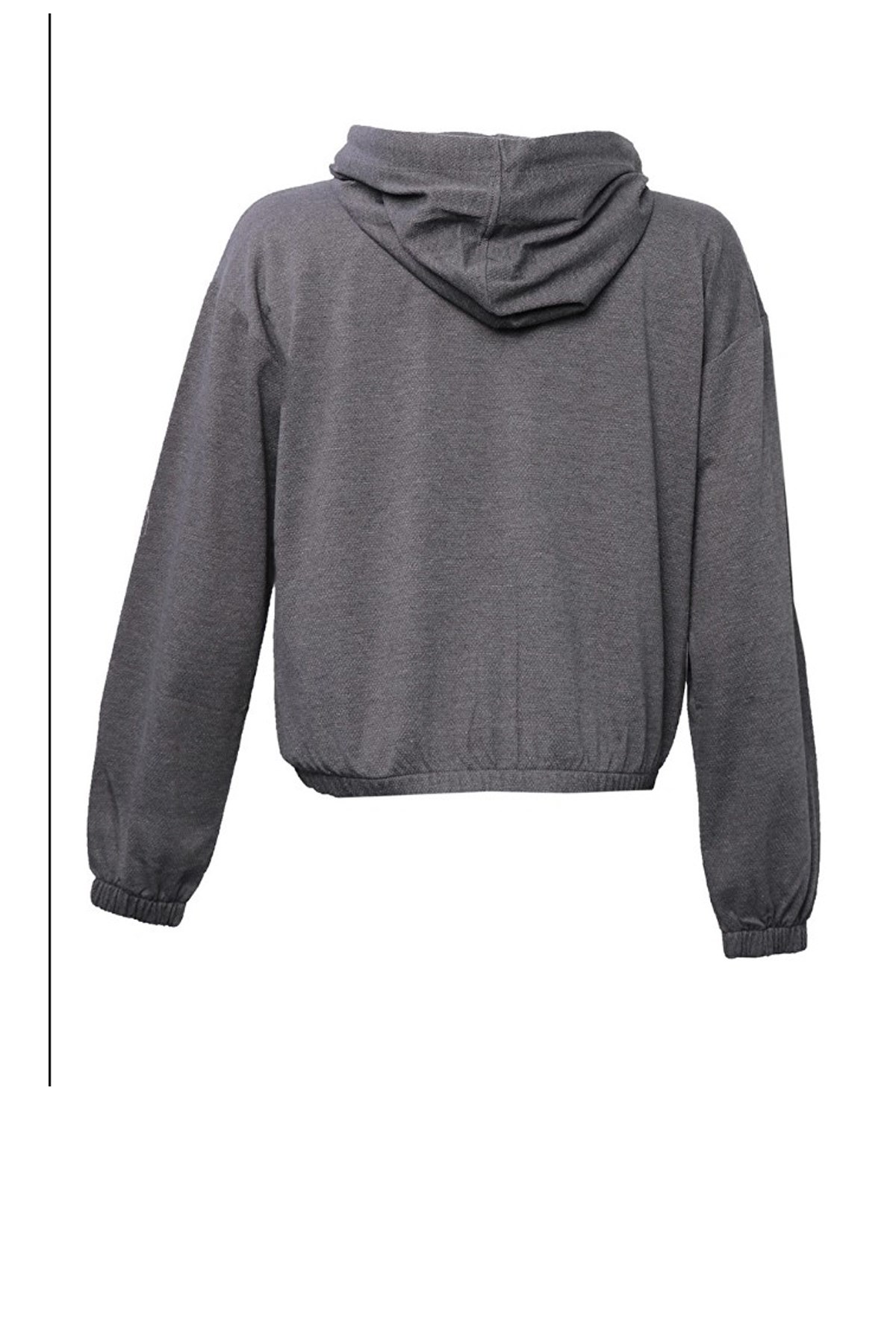 Hummel Tresi Kadın Fermuarlı Sweatshirt 921442-2001 Siyah