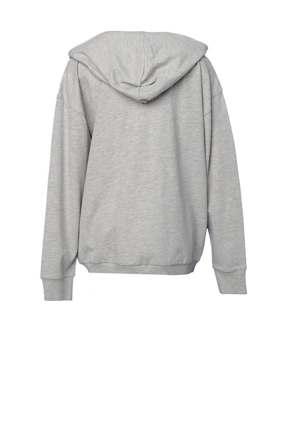 Hummel Trevi  Çocuk Fermuarlı Sweatshirt 921443-2010 Gri