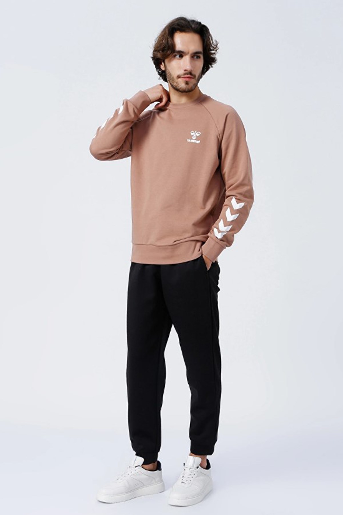 Hummel T-Isam 2.0 Erkek Sweatshirt 921455-2108 Kahverengi