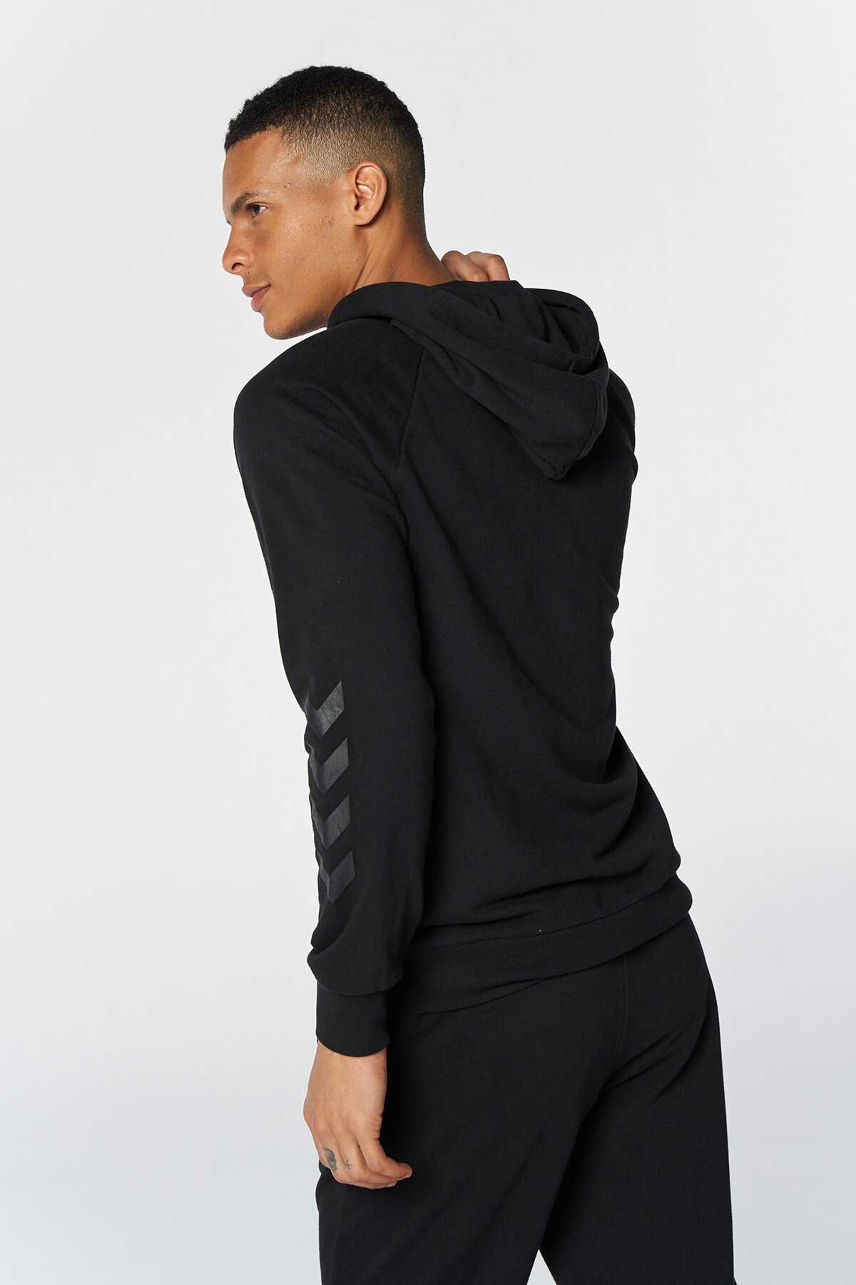 Hummel T-İsam 2.0 Erkek Fermuarlı Sweatshirt 921456-2001 Siyah