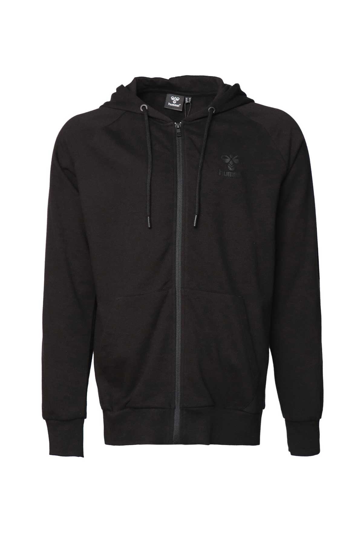 Hummel T-İsam 2.0 Erkek Fermuarlı Sweatshirt 921456-2001 Siyah