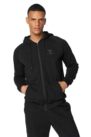 Hummel T-İsam 2.0 Erkek Fermuarlı Sweatshirt 921456-2001 Siyah