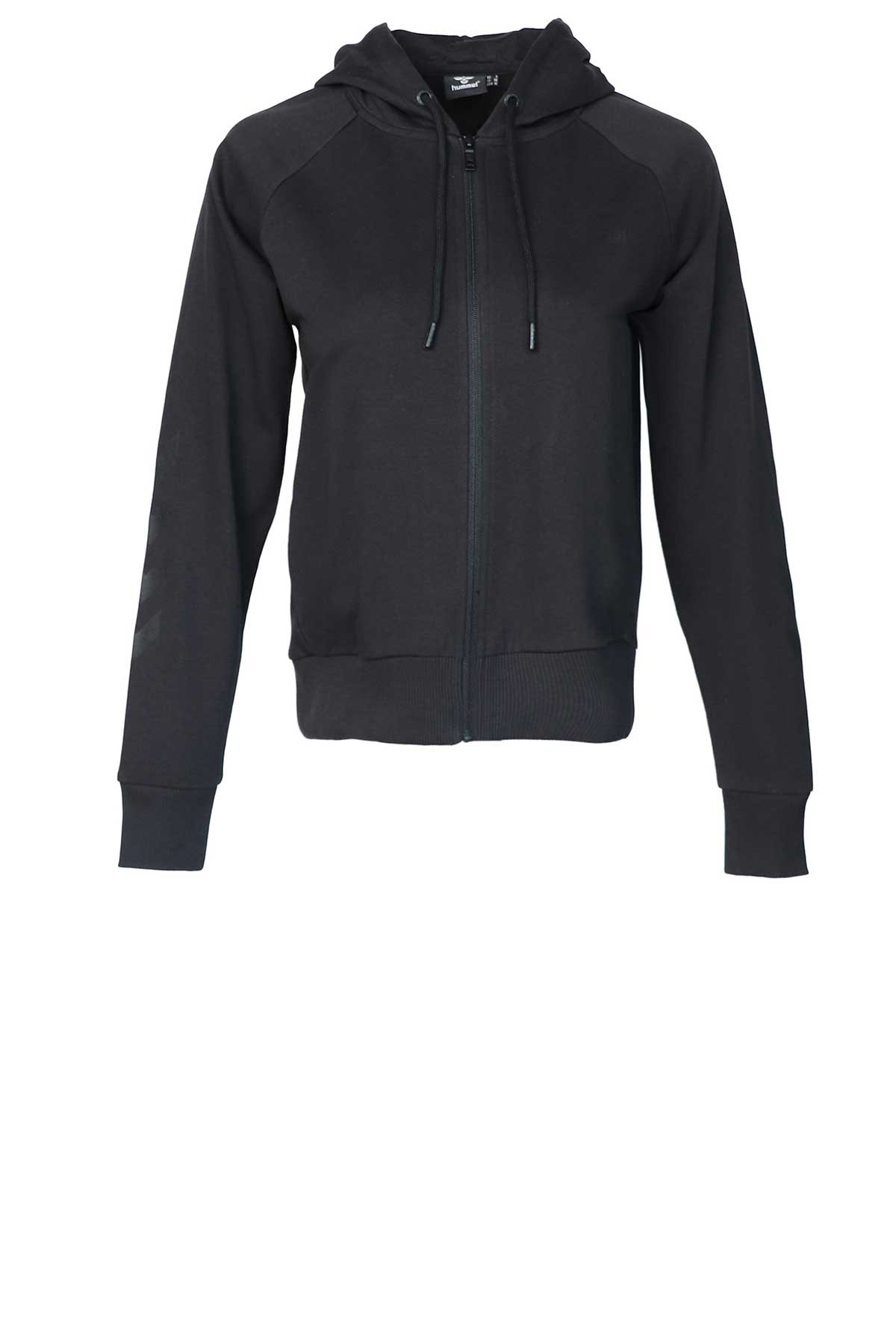 Hummel T-Noni 2.0 Zip Kadın Fermuarlı Sweatshirt 921458-2001 Siyah