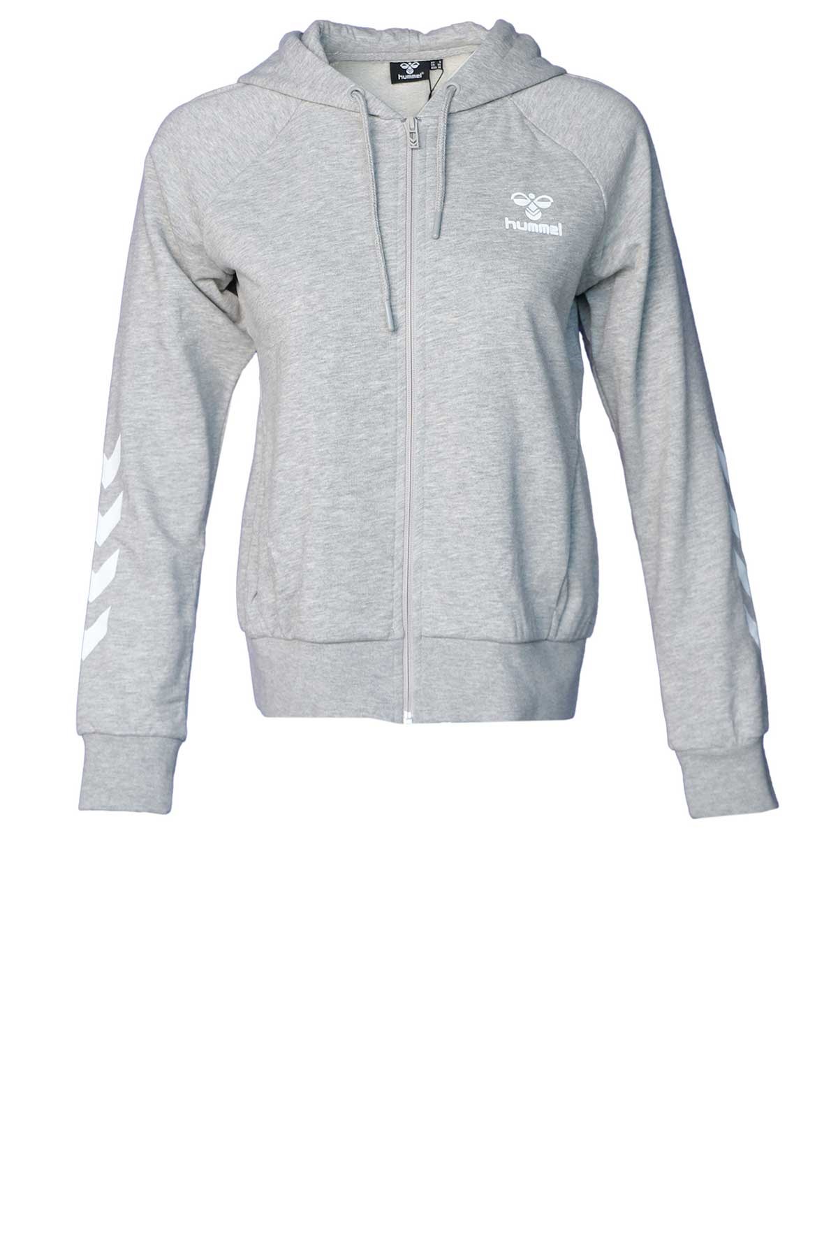 Hummel T-Noni 2.0 Zip Kadın Fermuarlı Sweatshirt 921458-2006 Gri