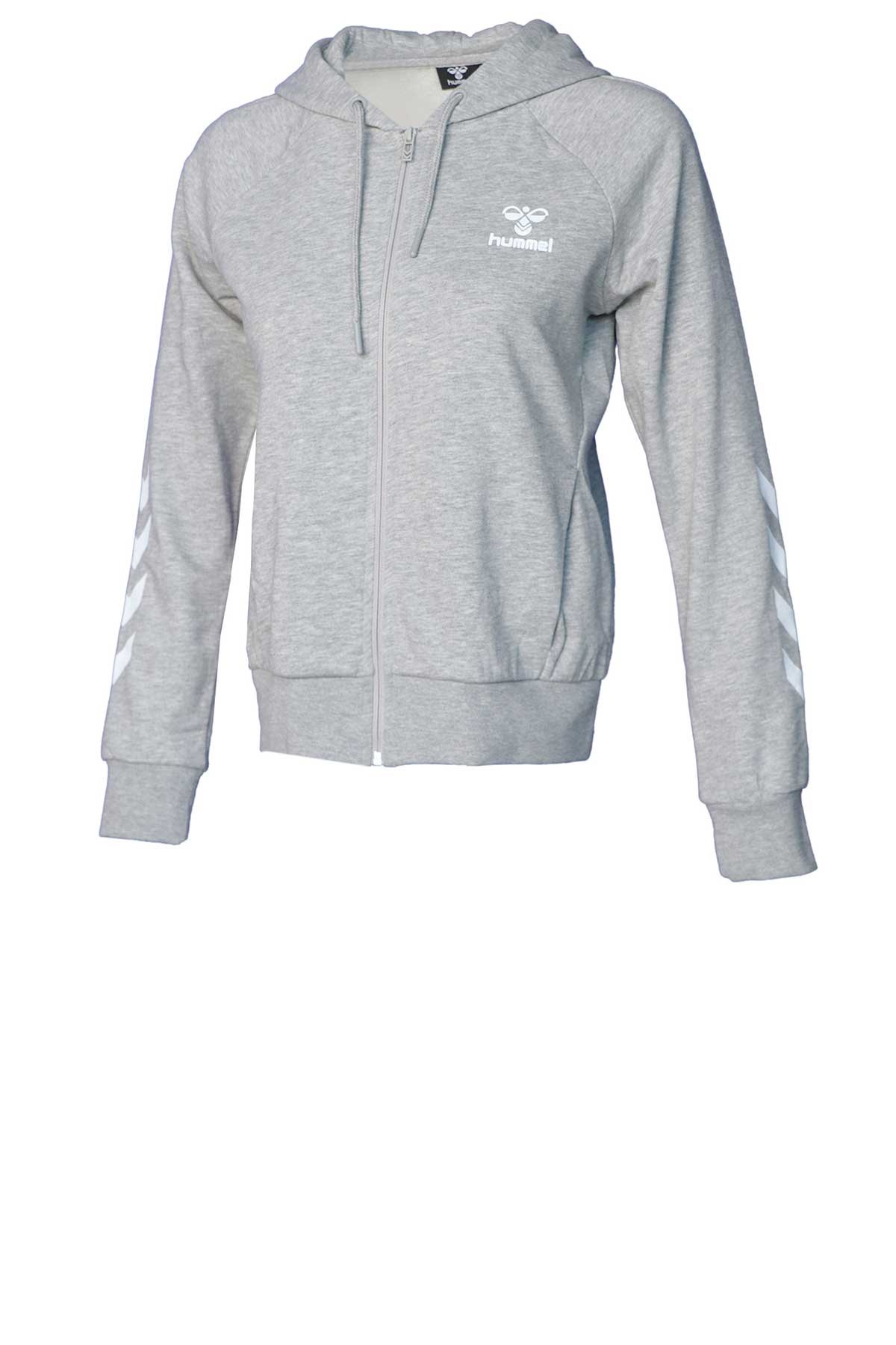 Hummel T-Noni 2.0 Zip Kadın Fermuarlı Sweatshirt 921458-2006 Gri