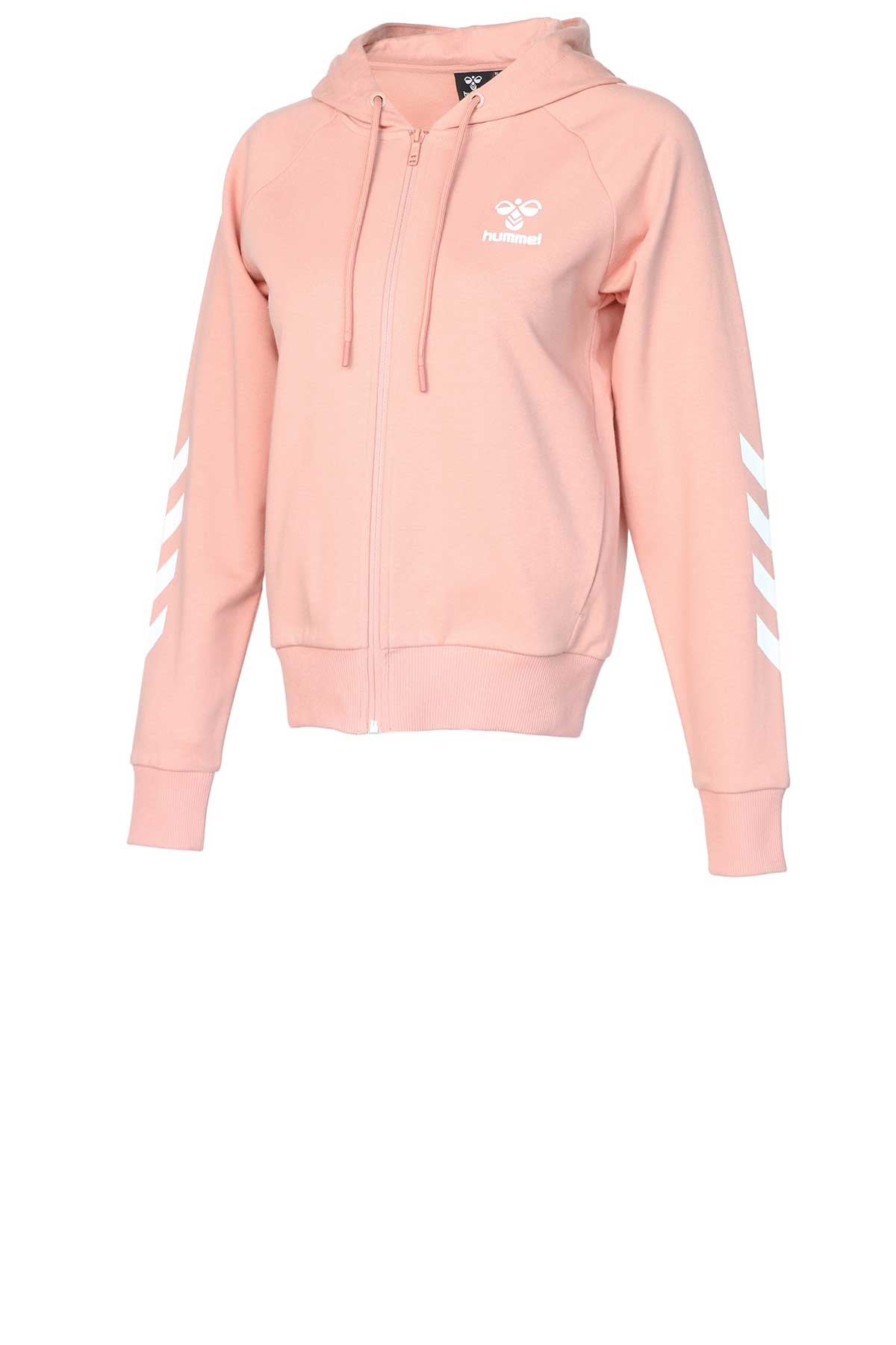 Hummel T-Noni 2.0 Zip Kadın Fermuarlı Sweatshirt 921458-2222 Pembe