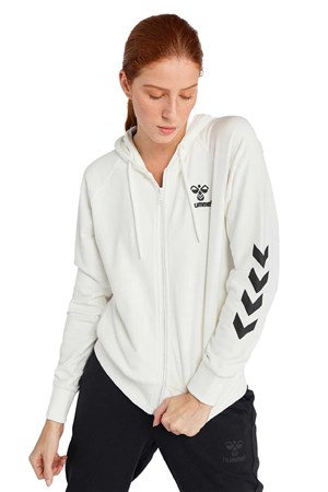 Hummel T-Noni 2.0 Zip Kadın Fermuarlı Sweatshirt 921458-9003 Beyaz