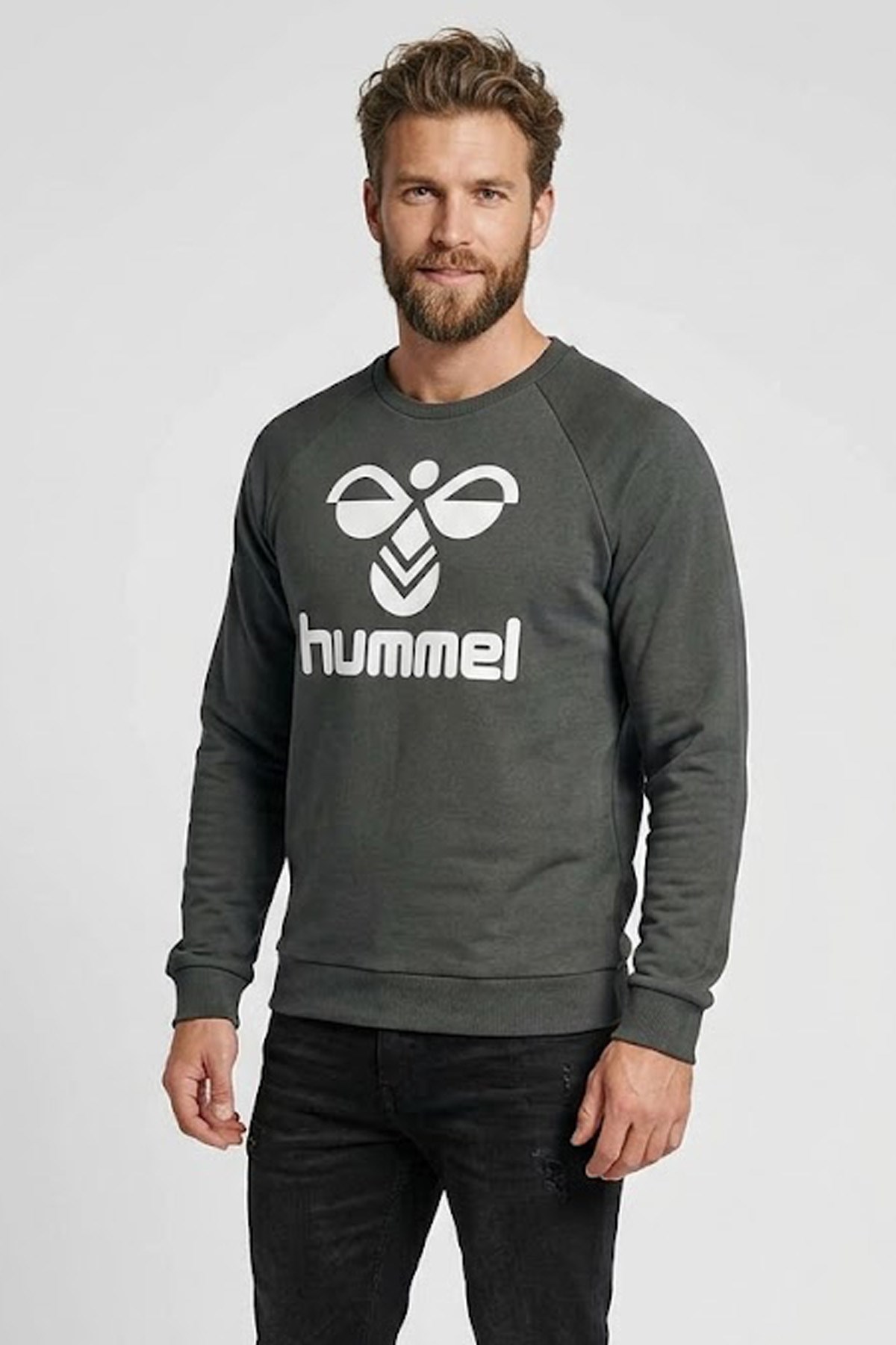 Hummel Kopenhang Erkek Sweatshirt 921460-8132 Yeşil