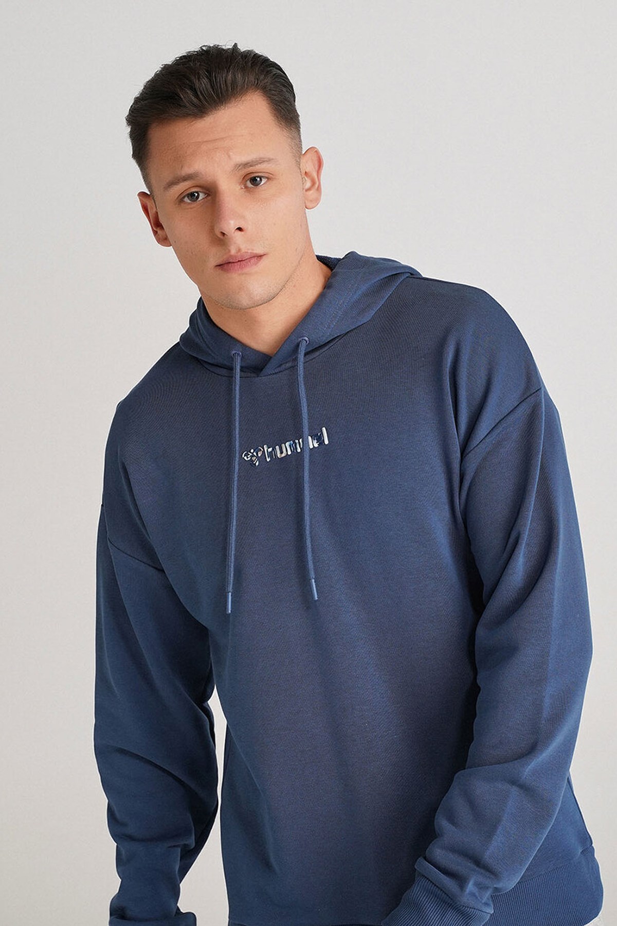 Hummel Cams Erkek Sweatshirt 921480-7954 Mavi
