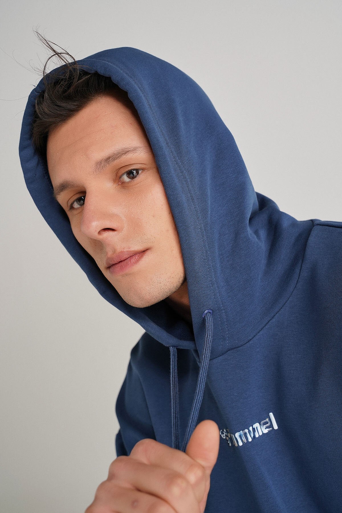 Hummel Cams Erkek Sweatshirt 921480-7954 Mavi